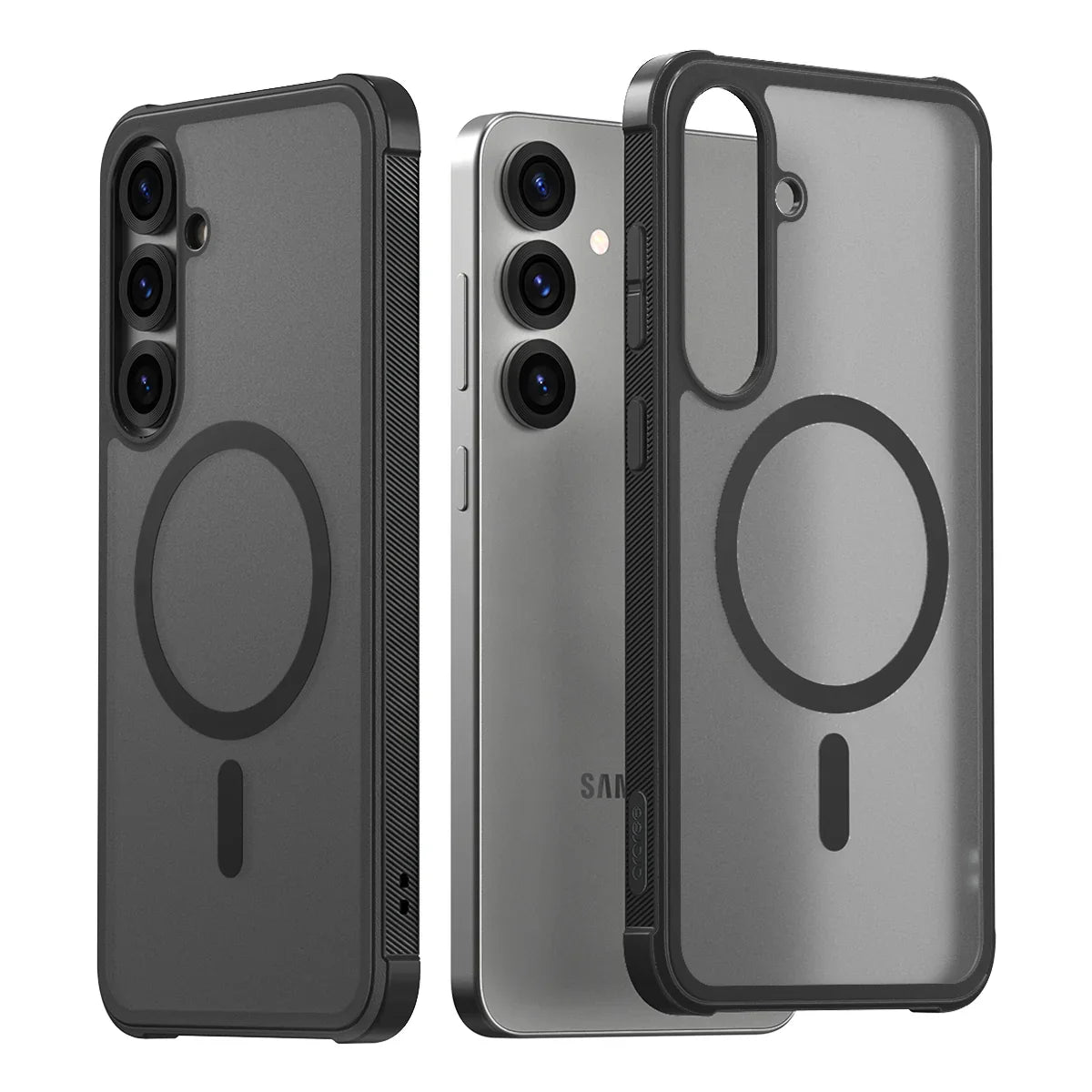 Araree Samsung S25 Plus Duple Armor Magsafe Case - Black - Tashqila Araree Samsung S25 Plus Duple Armor Magsafe Case - Black - Tashqila